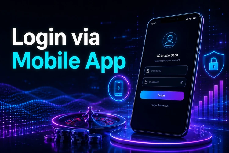 Login via Mobile App